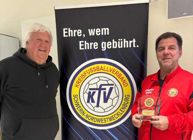 Ehrenamtspreis für Andreas Fuge